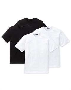 Рубашка, черный/белый Schiesser