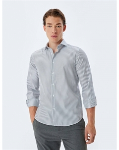 Рубашка обычного кроя на пуговицах, антрацит Koton