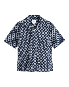 Рубашка обычного кроя на пуговицах, темно-синий Next