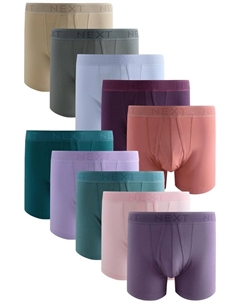 Боксерские шорты, цвет Dark beige/Light blue/Muddy colored/Emerald/Jade/Purple/Lavender/Rose/Wine red/Melon Next