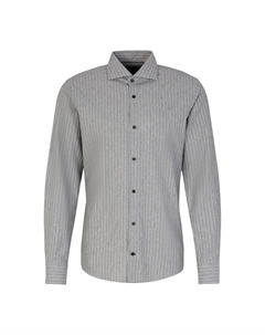 Приталенная рубашка на пуговицах Pit, пятнистый серый Joop