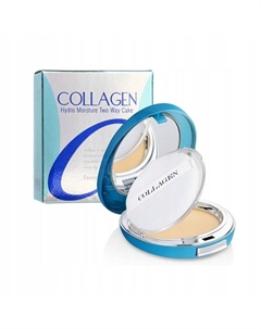 Коллагеновая пудра Enough Collagen Powder Two Way Cake SPF25 PA++ Матирующая здоровая кожа 2x13 г Inna marka