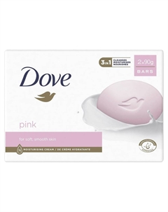 Кремовое мыло PINK 3в1 - 2 x 90 г Dove