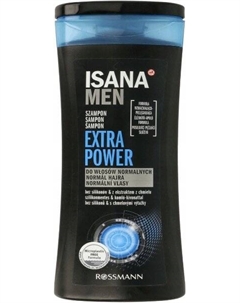 Шампунь ISANA MEN EXTRA POWER для нормальных волос Inna marka