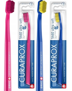 Мягкая зубная щетка CS 5460 Ultra Soft Eco Pack 2 шт. Curaprox