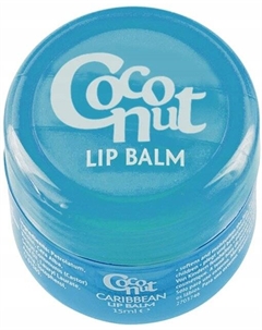 Бальзам для губ BODY RESORT, 15 мл - бледно-голубой - аромат кокоса Inna marka