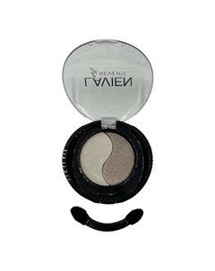 Коричневые перламутровые стойкие тени для век DUO Lavien от II 09 Rever's