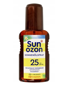 Солнцезащитный спрей SUNOZON, средняя защита, SPF 25 150 мл Inna marka
