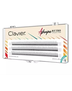 Ресницы Ashape C 0.1,10 мм Clavier