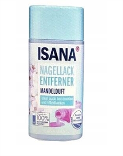 Isana жидкость для снятия лака с ароматом миндаля Inna marka