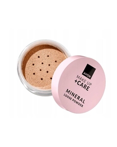 МИНЕРАЛЬНАЯ ПУДРА MAKE UP+CARE СРЕДНЕГО ТЕМНОГО ФАКТУРА Avon