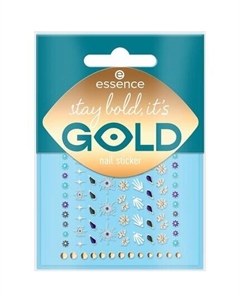 Наклейки для ногтей Stay Bold, It's Gold 88шт Essence