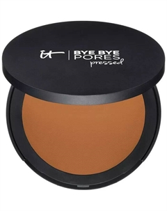 Прессованная полупрозрачная закрепляющая пудра Bye Bye Pores, цвет Rich Deep It cosmetics