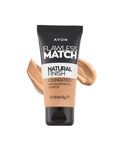 Жидкая тональная основа Flawless Match - 220 г - Светло-нюдовый - 30 мл Avon