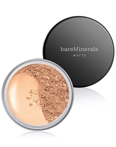 Оригинальная матовая рассыпчатая пудра SPF 15, цвет Light 08 - for light skin with warm undertones Bareminerals