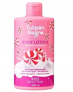 Лосьон для тела Kiss Клубника и крем 400 мл Tulipan Negro Inna marka