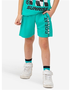 Шорты на резинке зеленые, Зеленый Button blue