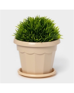 Горшок для цветов с поддоном Доляна