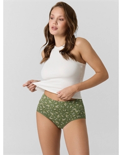 Трусы макси зеленые с цветочным принтом Mark formelle