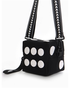 Сумка для девочки на молнии, регулируемый ремень, цвет черный Выбражулька