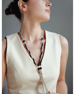 Набор 2 предмета: серьги, бусы Qf