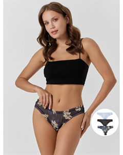 Трусы бразилиана женские в наборе, 3 шт Mark formelle