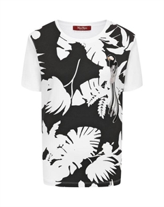 Хлопковая футболка Max mara studio