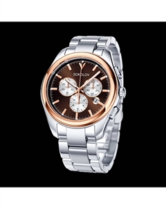 Мужские часы из золота и стали Sokolov