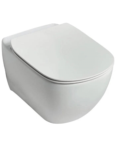 Безободковый подвесной унитаз TESI T355101 Ideal standard