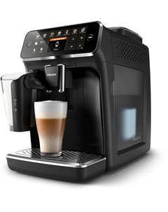 Кофемашина автоматическая Philips EP4341/51, молотый/зерновой, 1.8 л, автоматический капучинатор, керамические жернова, дисплей, черный/серебристый, 1.5 кВт (EP4341/51)