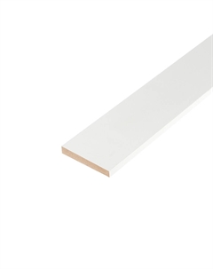 Наличник Smart 70х10х2200 мм эмаль белый прямой (1 шт.) Velldoris