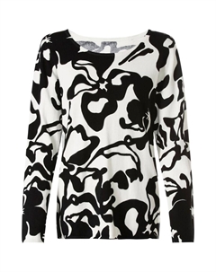 Свитер, цвет Champagne/Black Heine