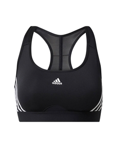 Спортивный бюстгальтер без косточек SPORTSWEAR Powerreact, черный Adidas