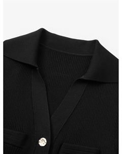 Платье зимнее с длинными рукавами, черный Mai meng