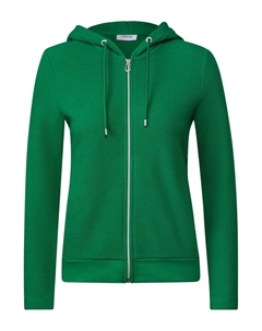 Толстовка с капюшоном на молнии, зеленый Cecil