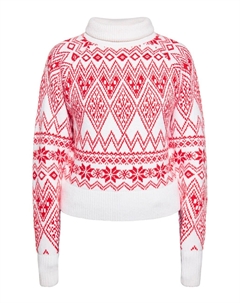 Свитер, цвет Red/White Mymo