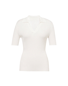 Свитер с короткими рукавами, бежевый Deep breath