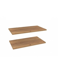 Комплект полок для Шкафа АДЕЛЬ 1,6 Дуб Вотан-Белый глянец Столплит