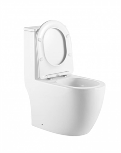 Унитаз напольный TR2176MN белый, с крышкой микролифт Ceramalux