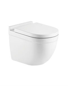 Унитаз подвесной 2198MW с сиденьем микролифт, белый Ceramalux