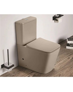 Унитаз-компакт 2170AXMC с сиденьем микролифт, капучино матовый Ceramalux