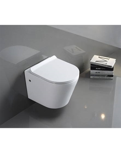 Унитаз подвесной B2330 с сиденьем микролифт, белый Ceramalux