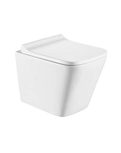 Унитаз подвесной 5171MW с сиденьем микролифт, белый матовый Ceramalux