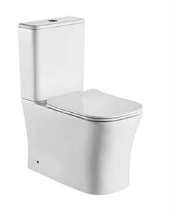 Унитаз-компакт 1218A с сиденьем микролифт, белый Ceramalux