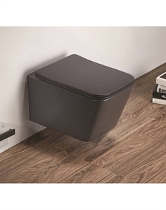 Унитаз подвесной 5170MDH с сиденьем микролифт, серый матовый Ceramalux