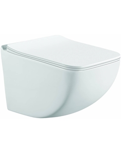 Унитаз подвесной K255 с сиденьем микролифт, белый Ceramalux