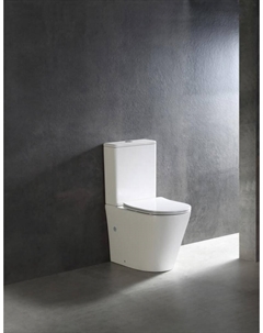 Унитаз-компакт TR2178 с сиденьем микролифт, белый Ceramalux