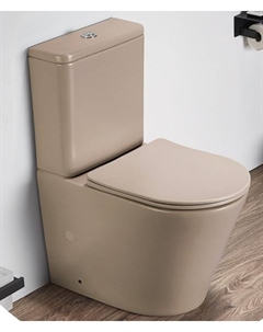 Унитаз-компакт 2179XMC с сиденьем микролифт, капучино матовый Ceramalux