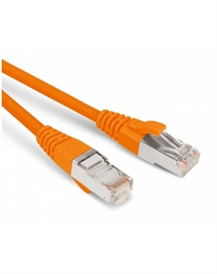 Патч-корд FTP кат.6, 1 м, RJ45-RJ45, оранжевый, экранированный, LSZH, (PC-LPM-STP-RJ45-RJ45-C6-1M-LSZH-OR) Hyperline