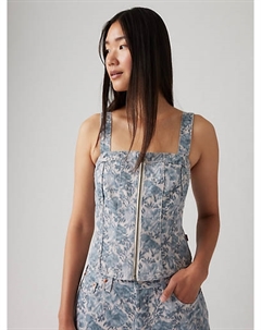 Скульптурный топ-бюстье, цвет Ophelia Floral - Medium Wash Levi's®